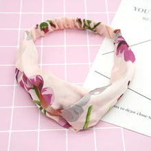 Load image into Gallery viewer, Silk Retro Fashion Floral Hair Bohemian Headbands Several Styles