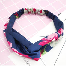 Load image into Gallery viewer, Silk Retro Fashion Floral Hair Bohemian Headbands Several Styles